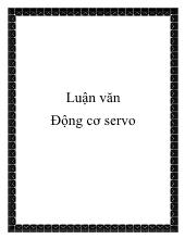 Luận văn Động cơ servo