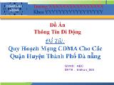 Quy hoạch mạng CDMA cho các quận huyện thành phố Đà Nẵng