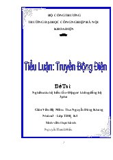 Tiểu luận Nghiên cứu hệ biến tần-Động cơ không đồng bộ 3 pha