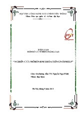 Tiểu luận Nghiên cứu mô hình mã hóa tiếng nói Melp