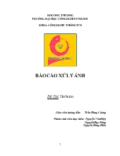 Báo cáo Xử lý ảnh-Dò biên