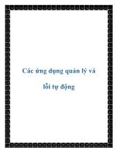 Các ứng dụng quản lý vá lỗi tự động