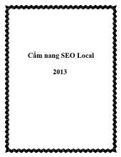 Cẩm nang SEO Local 2013