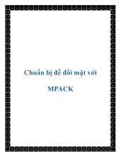 Chuẩn bị để đối mặt với MPACK