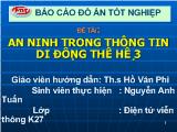 Đề tài An ninh trong thông tin di động thế hệ 3