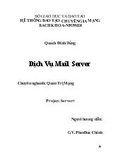 Đề tài Dịch vụ Mail Server