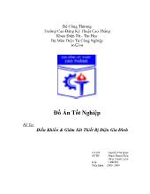 Đề tài Điều khiển & giám sát thiết bị điện gia đình