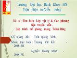 Đề tài Tìm hiểu Lớp vật lý & Các phương tiện truyền dẫn. Lập trình mô phỏng mạng Token Ring