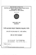 Đề tài VPN & Bảo mật trong mạng VPN