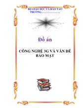 Đồ án Công nghệ 3G và vấn đề bảo mật