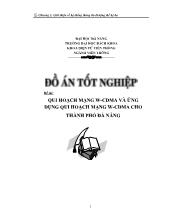 Đồ án Qui hoạch mạng W-CDMA và ứng dụng qui hoạch mạng W-CDMA cho thành phố Đà Nẵng
