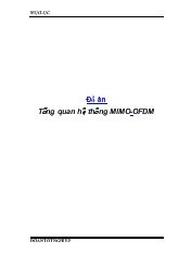 Đồ án Tổng quan hệ thống MIMO-OFDM