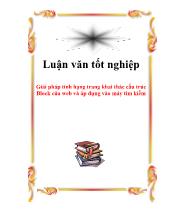 Giải pháp tính hạng trang khai thác cấu trúc Block của web và áp dụng vào máy tìm kiếm