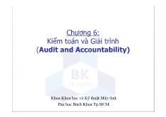 Kiểm toán và Giải trình (Audit and Accountability)