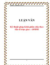 Kỹ thuật ghép kênh phân chia theo tần số trực giao –OFDM
