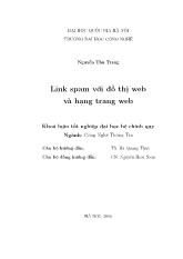 Link spam với đồ thị web và hạng trang web