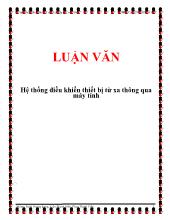 Luận văn Hệ thống điều khiển thiết bị từ xa thông qua máy tính