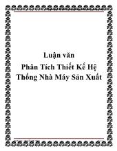 Luận văn Phân tích thiết kế hệ thống nhà máy sản xuất