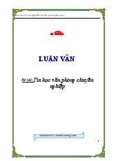 Luận văn Tin học văn phòng chuyên nghiệp