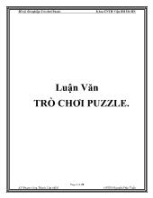 Luận văn Trò chơi puzzle