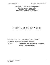 Nghiên cứu hệ thống rung xả bụi trong hệ thống lọc bụi của công ty cổ phần thép Đình Vũ