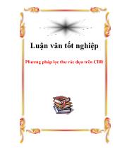 Phương pháp lọc thư rác dựa trên CBR