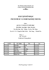 Quản lý đăng ký môn học trường đại học Nha Trang
