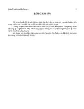 Quản lý nhân sự tiền lương của công ty cổ phần vốn Thái Thịnh