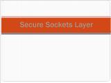 Secure Sockets Layer