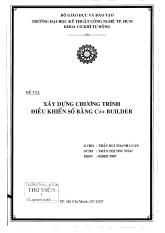 Xây dựng chương trình điều khiển số bằng C++ Builder