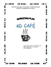 Kế hoạch marketing 4D Cafe