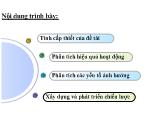 Xây dựng chiến lược kinh doanh cho công ty cổ phần sữa Việt Nam trong năm 2009-2014