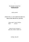 Ảnh hưởng của chủ nghĩa hậu hiện đại trong tiểu thuyết Hồ Anh Thái