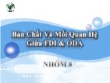 Bản chất và mối quan hệ giữa FDI & ODA