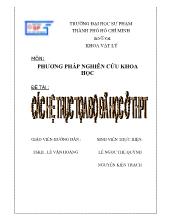 Các hệ trục tọa độ đã học ở Trung học phổ thông