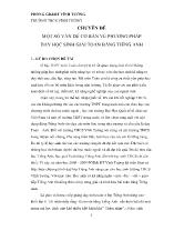 Chuyên đề Một số vấn đề cơ bản về phương pháp dạy học sinh giải toán bằng tiếng Anh