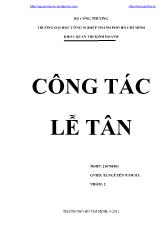 Công tác lễ tân