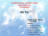 Đề tài Các yếu tố giúp tăng năng lực cho người nhiễm HIV/AIDS hòa nhập cộng đồng