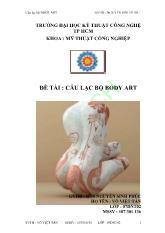 Đề tài Thiết kế nội thất câu lạc bộ Body Art