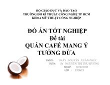 Đồ án Quán cafe mang ý tưởng dừa