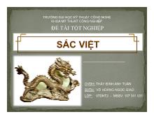 Đồ án Sắc Việt