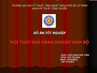 Đồ án Thiết kế nội thất nhà hàng Resort Nam Bộ