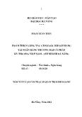 Hoàn thiện công tác chăm sóc khách hàng tại ngân hàng thương mại cổ phần kỹ thương Việt Nam - Chi nhánh Đà Nẵng
