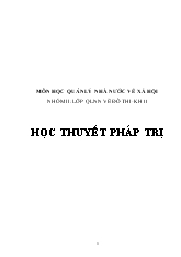 Học thuyết pháp trị