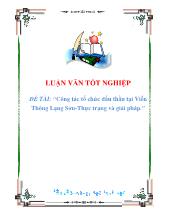 Luận văn Công tác tổ chức đấu thầu tại Viễn Thông Lạng Sơn-Thực trạng và giải pháp