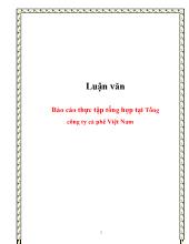 Luận văn Thực tập tổng hợp tại Tổng công ty cà phê Việt Nam