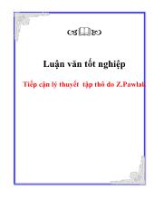 Luận văn Tiếp cận lý thuyết tập thô do Z.Pawlak
