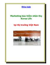 Marketing bảo hiểm nhân thọ Korea Life tại thị trường Việt Nam
