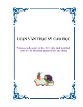 Nghiên cứu điều chếvật liệu TiO2 biến tính kích thước nano mét và khảo sát khả năng quang xúc tác của chúng