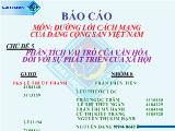 Phân tích vai trò của văn hóa đối với sự phát triển của xã hội